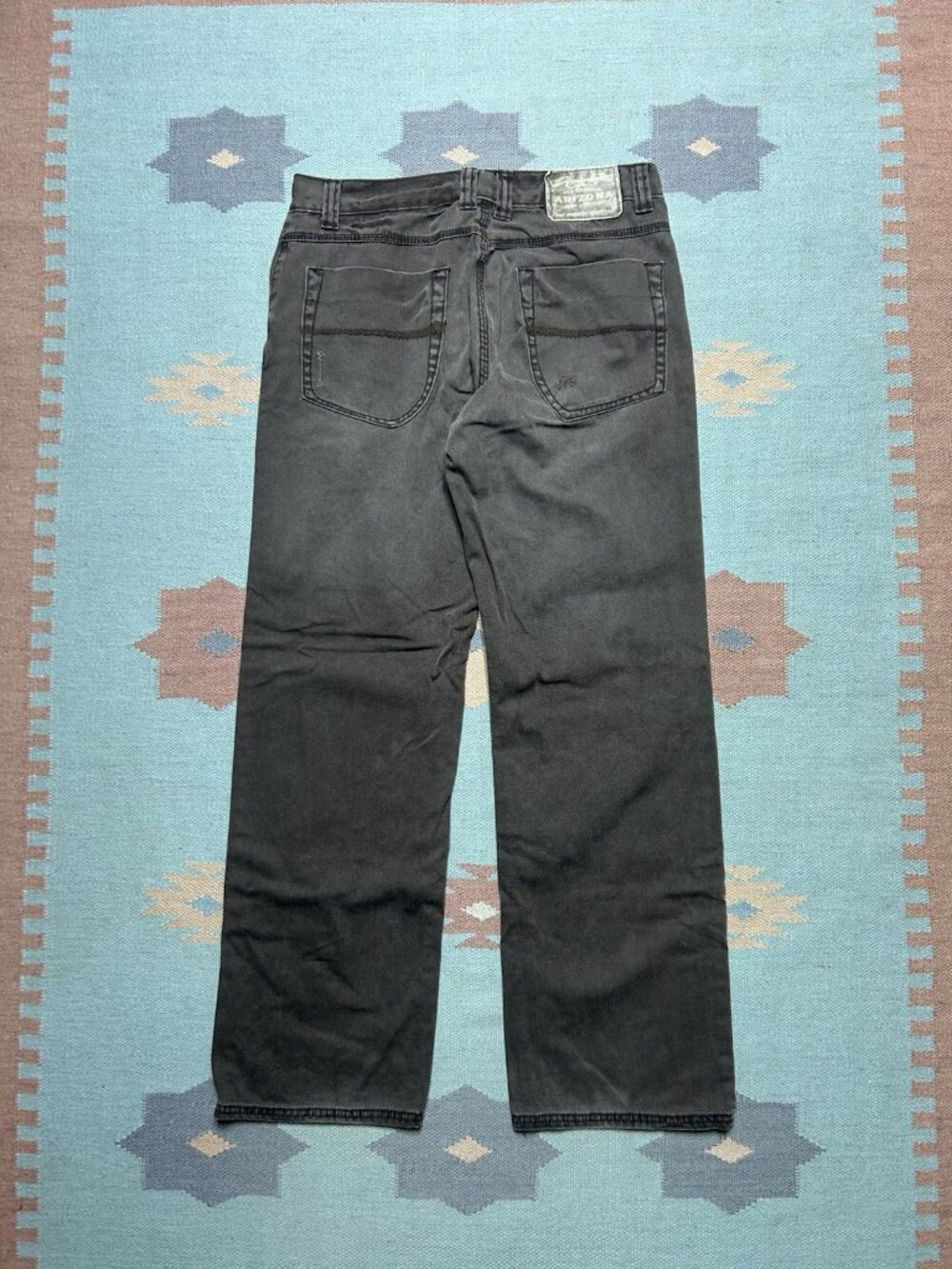 Vintage Arizona jeans canvas pants Carhartt style straight leg workwear 32x32